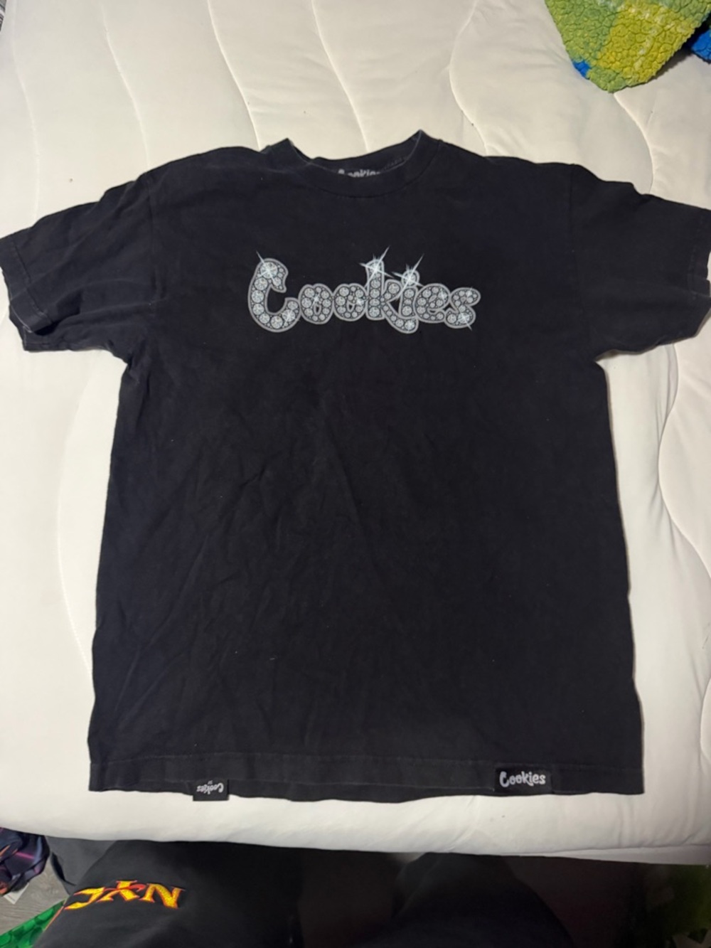 Cookies Men's Black Graphic Logo T-Shirt
